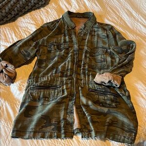 Dear John Green Camouflage Jacket